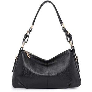 Soft Leather Hobo Handbags for Women, Genuine Top Handle Bags Vintage